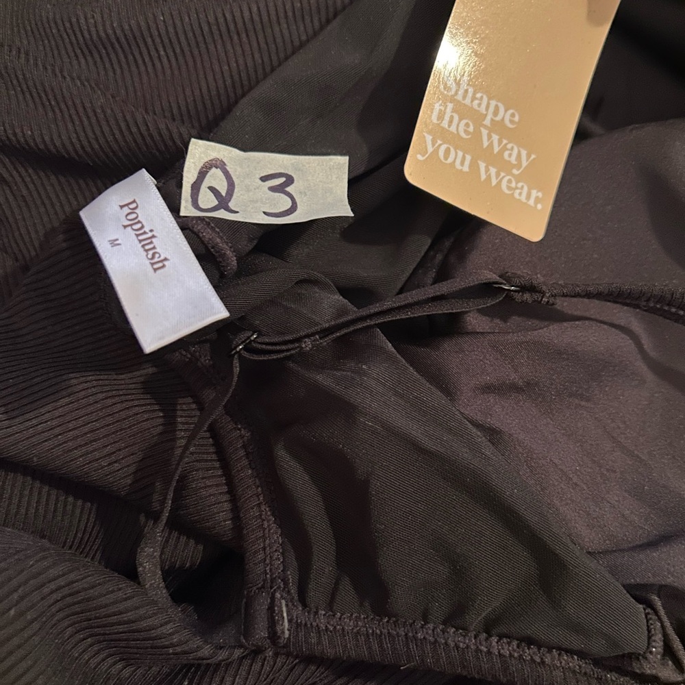 NWT Popilush Ribbed Modal Shapewear Butt Lift Mini Slip Dress - Picture 6 of 6